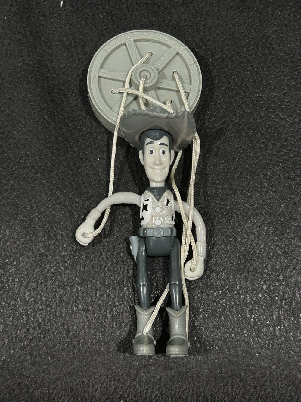 💚2 FOR 25 LISTING SALE💚 Toy Story; Woody puppet string black and white toy!